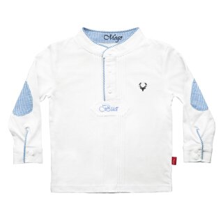 Pfoadl Shirt langarm/blau 3-4 Jahre (98/104) kM