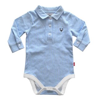 Mogobody vichy blau langarm 6-12 Mon. (74/80) M