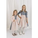 Schürze Heidi, Leinen rosa M - 74/80