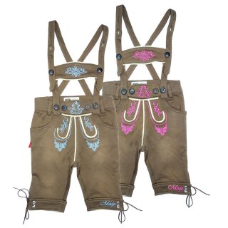 Kniebundhose Tödi hellbraun 18-24 Mon. (86/92) kS Stick pink