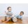 Mogoshirt vichy blau kurzarm 3-4 Jahre (98/104) kM